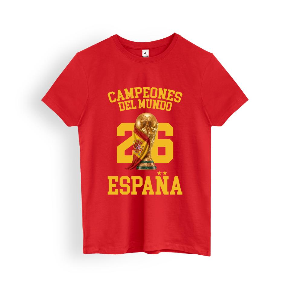 CAMISETA ESPAÑA CAMPEONES DEL MUNDO 2026
