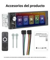 BQCC F6031W Reproductor MP5 Para Coche 6.36" IPS Con FM AUX TYPE-C USB RDS Radio Mirrorlink BT Android AUTO/CarPlay Estéreo De Coche - details 14