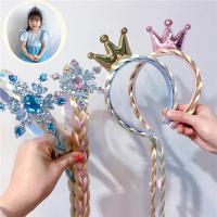 Cinta De Princesa Elsa Tejida Estilo Tangled Para Niñas Accesorio De Peluquería Disfraz De Princesa Rapunzel Hoop De Pelo Para Niños - details 2