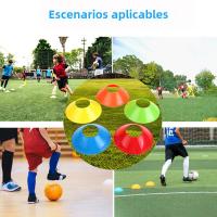 Juego De 10 Conos Cónicos Para Entrenamiento De Fútbol Para Niños Equipo Deportivo De Agilidad Y Evitación De Obstáculos Accesorios De Entrenamiento - details 7