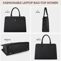 Bolso de Mujer Grande Capacidad Bolso Universidad Mujer Impermeable Bolso Portatil Ordenador Mujer 15.6 Pulgadas Cuero PU Bolso Shopper Bolsa - details 4