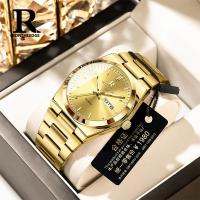 Reloj De Pulsera Para Hombre ONTHEEDGE Ultrafino Y Resistente Al Agua Con Luz Luminosa Y Calendario Cuarzo Marca Suiza - details 9