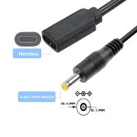 Cable De Poder DC 4.0mm X 1.7mm Con Interruptor ON/OFF USB Tipo C Hembra a DC 5V Para Webcam Router Cámara Mini Ventilador DVR Escáner - details 1