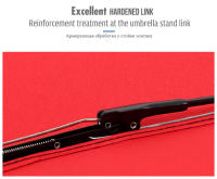 Paraguas Automático De Doble Capa Resistente Al Viento Para Adultos Paraguas Plegable Tríptico Con Tubo De Hierro Y Recubrimiento Negro - details 19