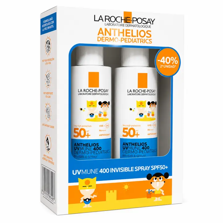 La Roche Posay Anthelios Spf50+ Spray Niños 200 ml Duplo - 1