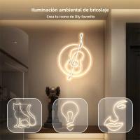 Luces RGB Para Juegos 16.4ft/5M De Neón Suave Para Mesas De Juegos Tira LED De Iluminación Compatible Con Corte Para El Hogar - details 8