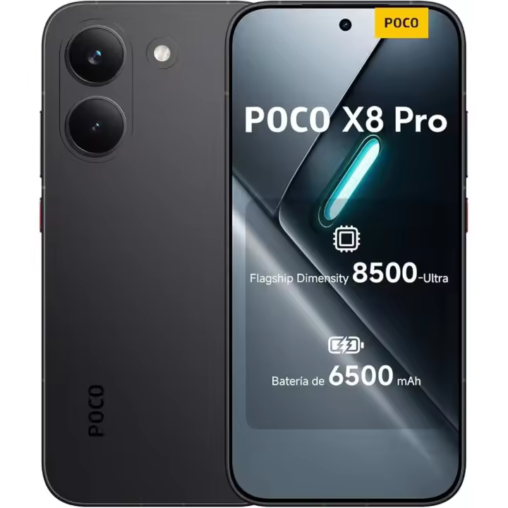 Xiaomi Poco X8 Pro 5G. 8GB RAM. 256GB. AMOLED 6.59” 120Hz. Triple 50MPx IOS. 6500mAh. IP68. NFC. Versión Global Teléfono Móvil - 1