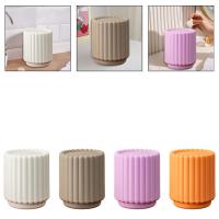 Basurero De Escritorio Multifuncional Con Tapa De Presión Botella De Residuos Pequeña Para Oficina Y Hogar Diseño De Girasol - details 2