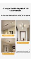 Lámpara De Techo LED Moderna Para Sala De Estar Decoración De Hogar Y Dormitorio Con Luz Variable De 3 Colores Instalación Suelta - details 3