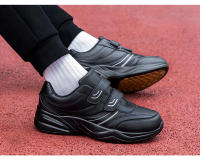 Zapatillas De Deporte Casuales Para Hombre Cuero Ajustable Con Hebilla Y Cierre Blanco Zapatillas Deportivas Masculinas Tenis - details 23