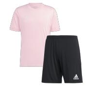 Equipación Adidas Hombre - Varios Colores - Cómoda y Transpirable - Prendas Ligeras y Resistentes - Multideporte - Running - 100% Poliéster - Equipaciones Adidas Cortas Equipos - Adidas Blanco, Negro, Rosa, Verde, Naranja, Fosforito - details 4