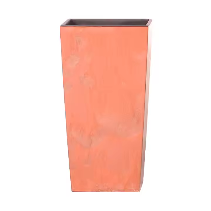 Prosperplast Maceta Alta 11,4 L Urbi Square Effect Plástico Terracota - 1