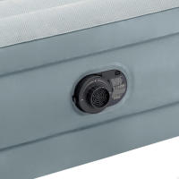 INTEX - Colchón hinchable Deluxe Premium Comfort doble, 152x203x46 cm, tecnología Fiber-Tech, bomba de aire incorporada, sistema inflado y desinflado, bolsa almacenaje, camas de aire, colchones hinchables, camping, cama matrimonio, habitación invitados - details 2