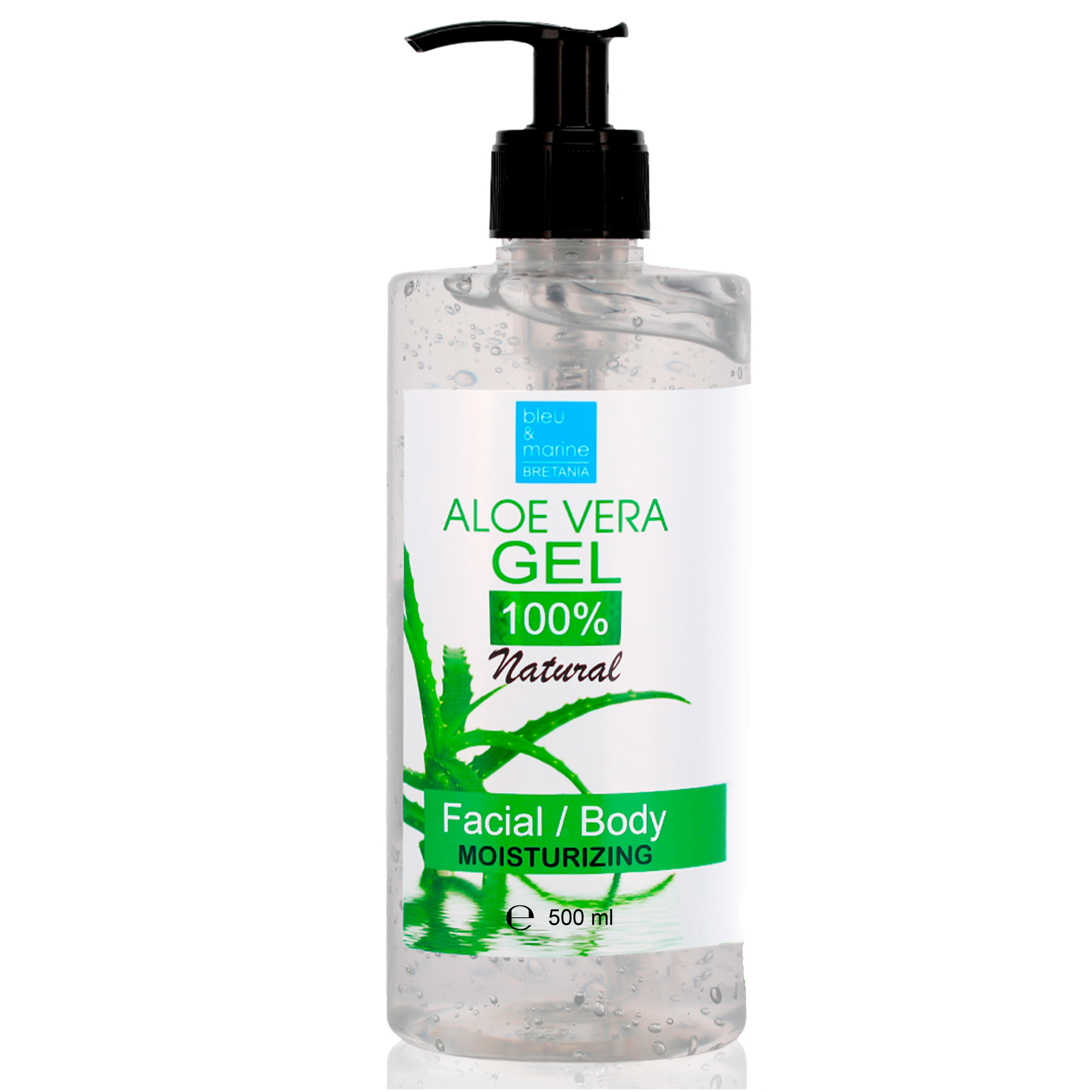 Gel de Aloe Vera Puro 100% Natural Hidratante Diario - Bleu & Marine Bretania