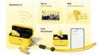 Auriculares - realme Buds T500 Pro, Cancelación Activa de Ruido de 50dB, 6 Micrófonos con IA, Bluetooth 6.1 Multipunto, Traductor IA 30+ Idiomas, Batería 56h, IP55 - details 29
