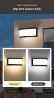 Lámpara De Pared Exterior LED Impermeable IP66 Con Sensor De Movimiento Iluminación Moderna Para Porche Balcón Jardín - details 1