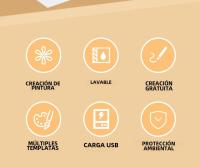 Set De Regalo De Navidad Para Niños Lápiz Espray De Acuarela Eléctrico 12 Colores Pincel Lavable Dibujo Juguetes Unisex - details 2