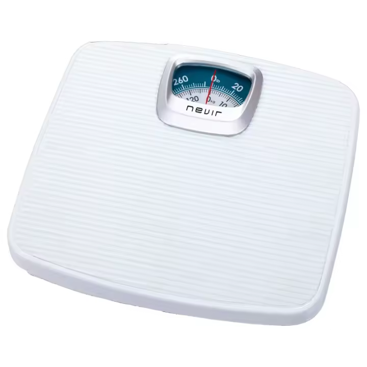 Bascula De Baño Mecanica Nevir Nvr-3304 Bb Mecanica Color Blanca - 1