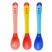 Juego De 3 Cucharas De Silicona Para Bebés Con Sensor De Temperatura Cuchara Para Agua Y Medicamentos Alimentos Complementarios Para Niños - details 8