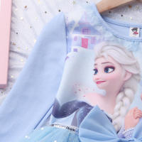 Vestidos De Princesa Para Niñas Con Manga Larga Y Cierre De Cremallera Disfraz De Elsa De Frozen Ropa De Fiesta De Cumpleaños Otoño - details 3