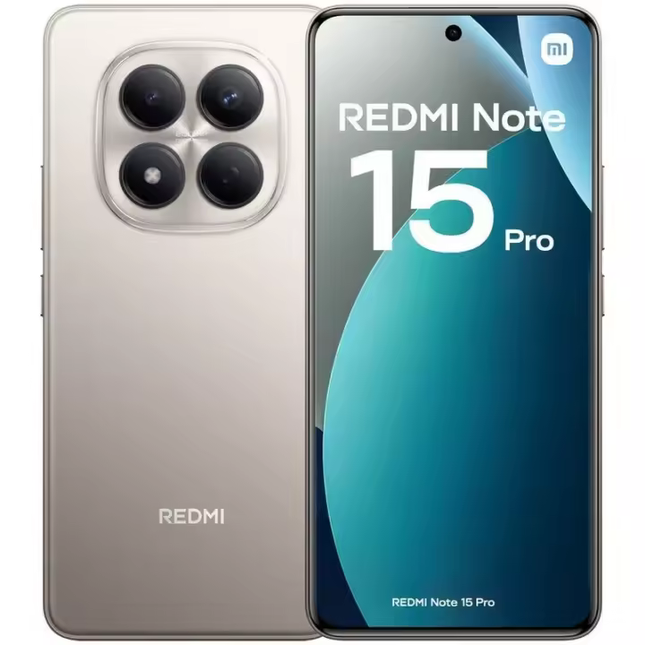 XIAOMI REDMI Note 15 Pro 4G 8+256GB,AMOLED FHD+ de 6,77", Helio G200-Ultra, 200MP, 6500 mAh, NFC (Versión Global) Movil Libre - 1