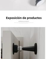 Parada De Puerta De Silicona Sin Perforar Con Fuerte Succión Anticolisión Protector De Piso Para Dormitorio Y Uso Doméstico - details 18