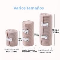 3/4 Pack De Banda Elástica Ajustable Universal Para Muñeca Rodilla Pierna Y Pies Tamaño Extendible Hasta 177.77 Pulgadas Poliéster Soporte De Compresión - details 4