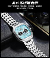 Reloj De Pulsera De Cuarzo MINI FOCUS Para Hombre Con Caja Cuadrada Y Correa De Acero Luminoso Función Multiusos Resistente Al Agua Y Al Shock - details 15