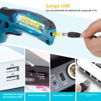 Tijeras Eléctricas Mini Hormy 3.6V Para Corte De Tela Piel Papelboard Herramienta DIY Para El Hogar Cuchilla De Tungsteno Certificación CE RoHS UL KC Weee - details 8