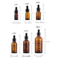 Botella De Agua De Aromaterapia Recargable De Vidrio Ambar Con Escala Y Droso 5ml-100ml Para Repostería Y Viajes - details 7