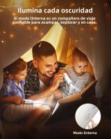 Luz Nocturna Sensor De Movimiento LED 2 En 1 Linterna Portátil Con Sensor De Atardecer a Medianoche Para Dormitorio Baño Lectura Camping - details 5