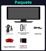 Radio De Coche Multimedia 10.26' Con Wireless Carplay Pantalla Para A-pple Y Android Monitor 4K DVR Cámara De Retroceso Resolución 1280x720 Touch Screen - details 18