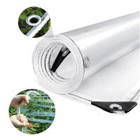 Tela Transparente Impermeable Y Antigolpes De PVC Para Jardín Cobertura Protectora Para Plantas De Suculentas Y Terrazas Previene La Neve - details 1