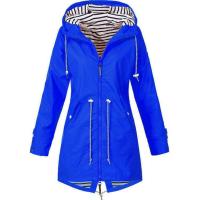 Chaqueta De Montañismo Para Mujer 2025 Impermeable Y Resistente Al Viento Con Capucha Y Cierre De Cremallera Larga Para Exterior - details 3