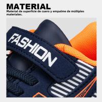 Zapatillas Deportivas Para Niños Y Niñas Calzado Casual De Cuero Transpirable Antideslizante Con Tela Malla Zapatos Infantiles Para Todas Las Estaciones - details 2