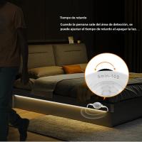 Tira LED Impermeable 2835 Con Sensor De Movimiento Pir Adaptador De Energía EU US 110V 220V a 12V Luz De Armario Inferior - details 5