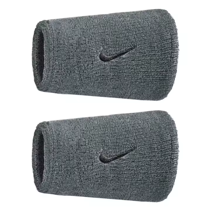 Muñequeras Nike Swoosh Classic Double Pack 2 Unidades Gris N1012406005 Wristband - 1