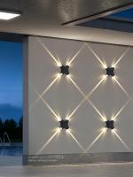 Lámpara De Pared LED12W Impermeable Para Exterior Iluminación De 4 Lados Para Jardín Y Exterior Decoración De Pared - details 6
