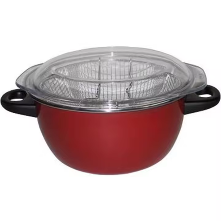 Freidora 2 asas cestillo 24 cm praga - 1