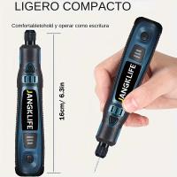 Kit De Herramienta Rotativa Sin Cable USB JANGKLIFE Para Grabado En Madera Joyería Metal Vidrio Herramienta De Bricolaje Mini Taladro Inalámbrico - details 2
