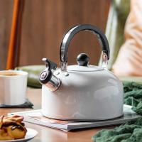 Hervidor De Agua Eléctrico De Acero Inoxidable 3L Para El Hogar Con Fondo Plano Y Silbato Para Té Y Café Fabricado En China - details 7