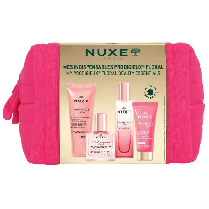 Nuxe Prodigieux Indispensables Floral Perfume 15ml + Gel Crema 15ml + Gel Ducha 30 ml + Aceite 10 ml Pack - 1