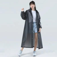 Chaqueta Impermeable Para Hombres Y Mujeres Capa De Lluvia Con Gorro Para Turismo Al Aire Libre Senderismo Adulto - details 1