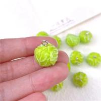 10Pcs Encantos De Resina En Forma De Brócoli 3D Para Manualidades Joyería DIY Pendientes De Comida Simulada Regalos Creativos - details 2