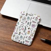 Funda Protectora Para Tarjetas De Acceso Y Comida Moderna Rosa Con Herramientas De Médico Y Enfermera Estilo Clásico Unisex - details 20