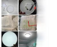 Lámpara De Techo Moderna LED Redonda Para Sala De Estar Dormitorio Cocina Balcón Corredor Iluminación 15/20/30/50W Blanco - details 15