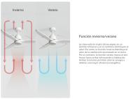CREATE - Ventilador de techo 40W silencioso con aspas de ABS técnico varios tamaños - Motor negro - S - con luz - WIND STYLANCE - details 2
