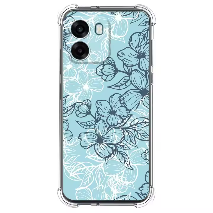 Funda Silicona Antigolpes para Oppo A6 4G / 5G diseño Flores 03 Dibujos - 1