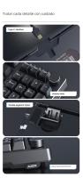 Teclado Mecánico AJAZZ AK992 Gaming RGB 100 Teclas Intercambio Caliente 5.0 Bluetooth Inalámbrico 2.4G USB Para PC Gamer Escritorio - details 6