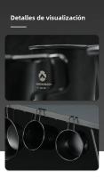 Taza De Camping De Titanio Ultraligera Con Mano Para Cocinar Y Café Utensilios De Camping Sin Desechables De CAMPINGMOON - details 2